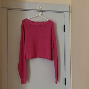 Free People inside out pullover sweater